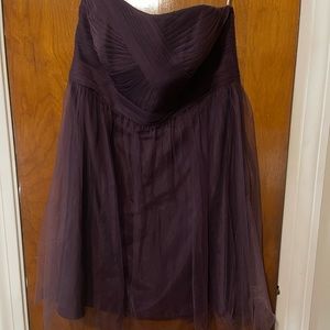 David’s bridal strapless dress